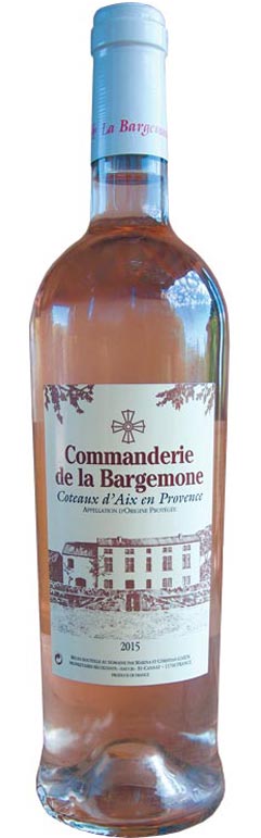 2015 Commanderie de la Bargemone Rosé, Coteaux d’Aix-en-Provence