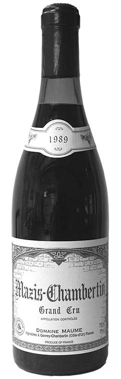 1989 Domaine Maume Mazis-Chambertin