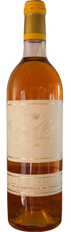 1986 Château d’Yquem Sauternes