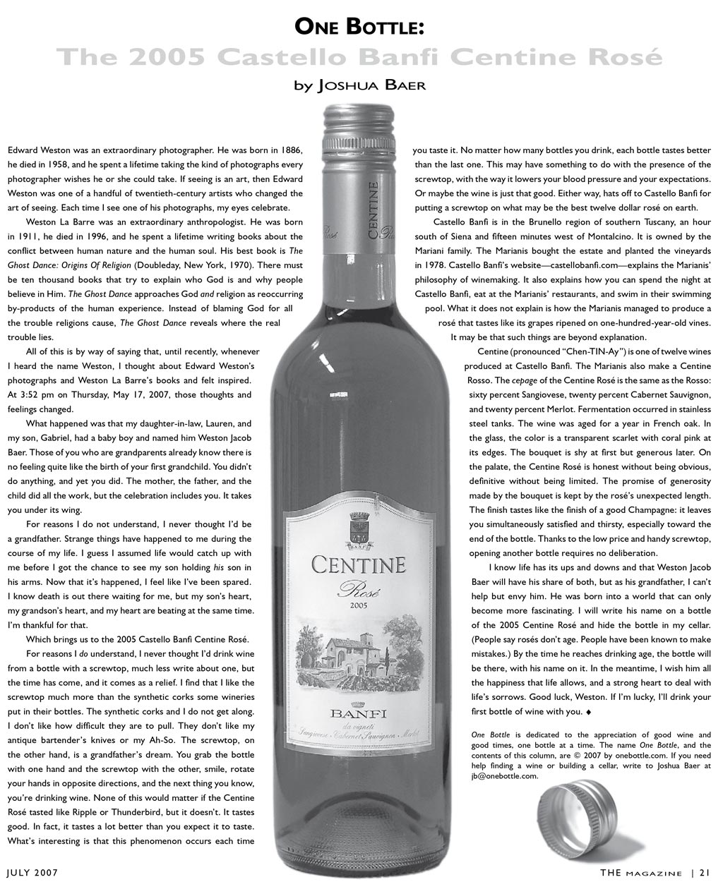 2005 Castello Banfi Centine