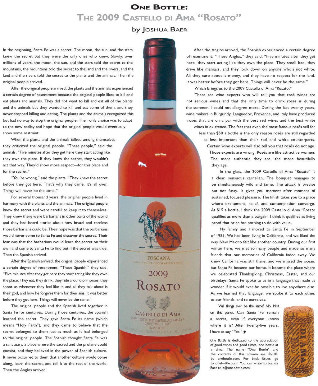 2009 Castello di Ama Rosato
