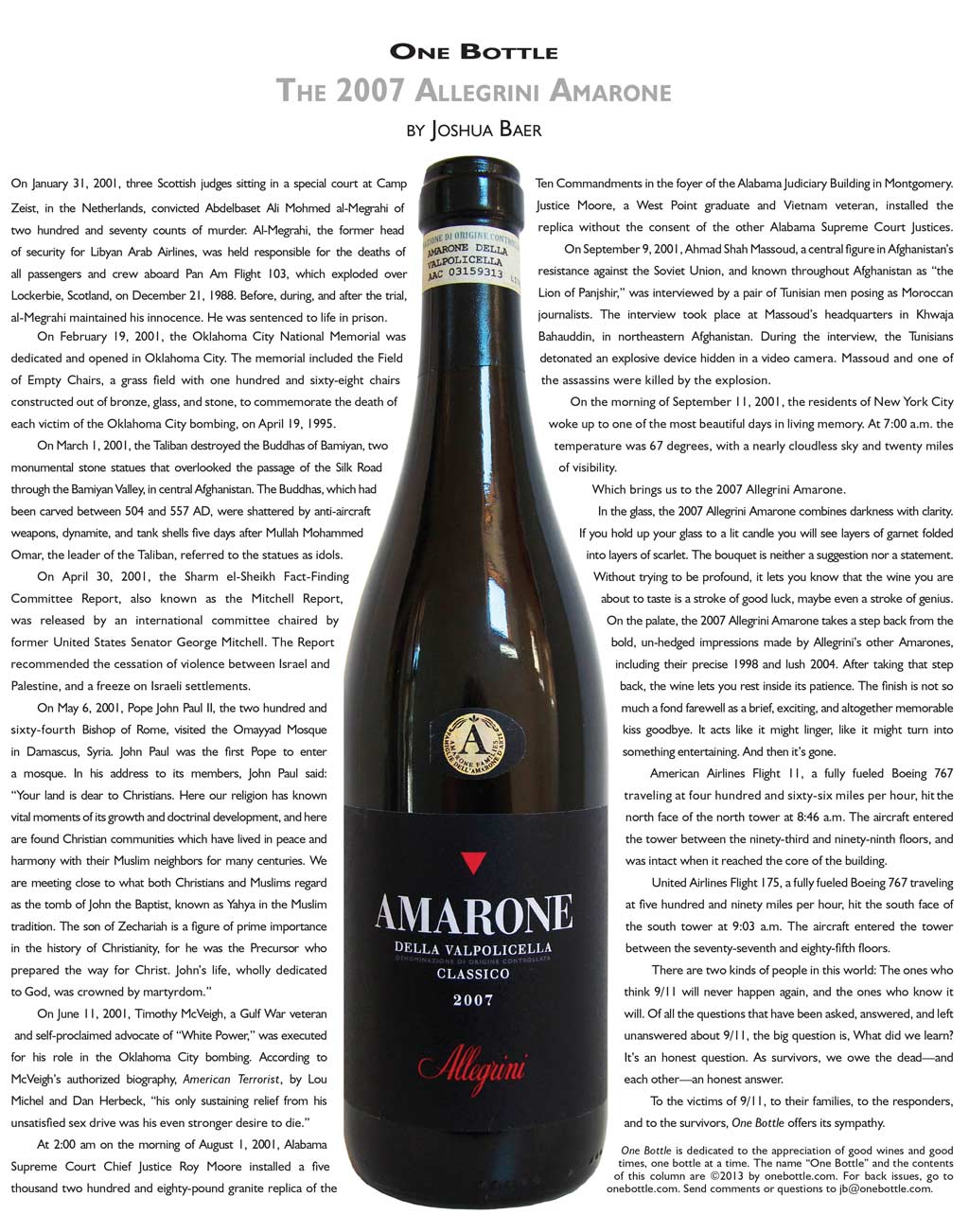 2007 Allegrini Amarone Classico