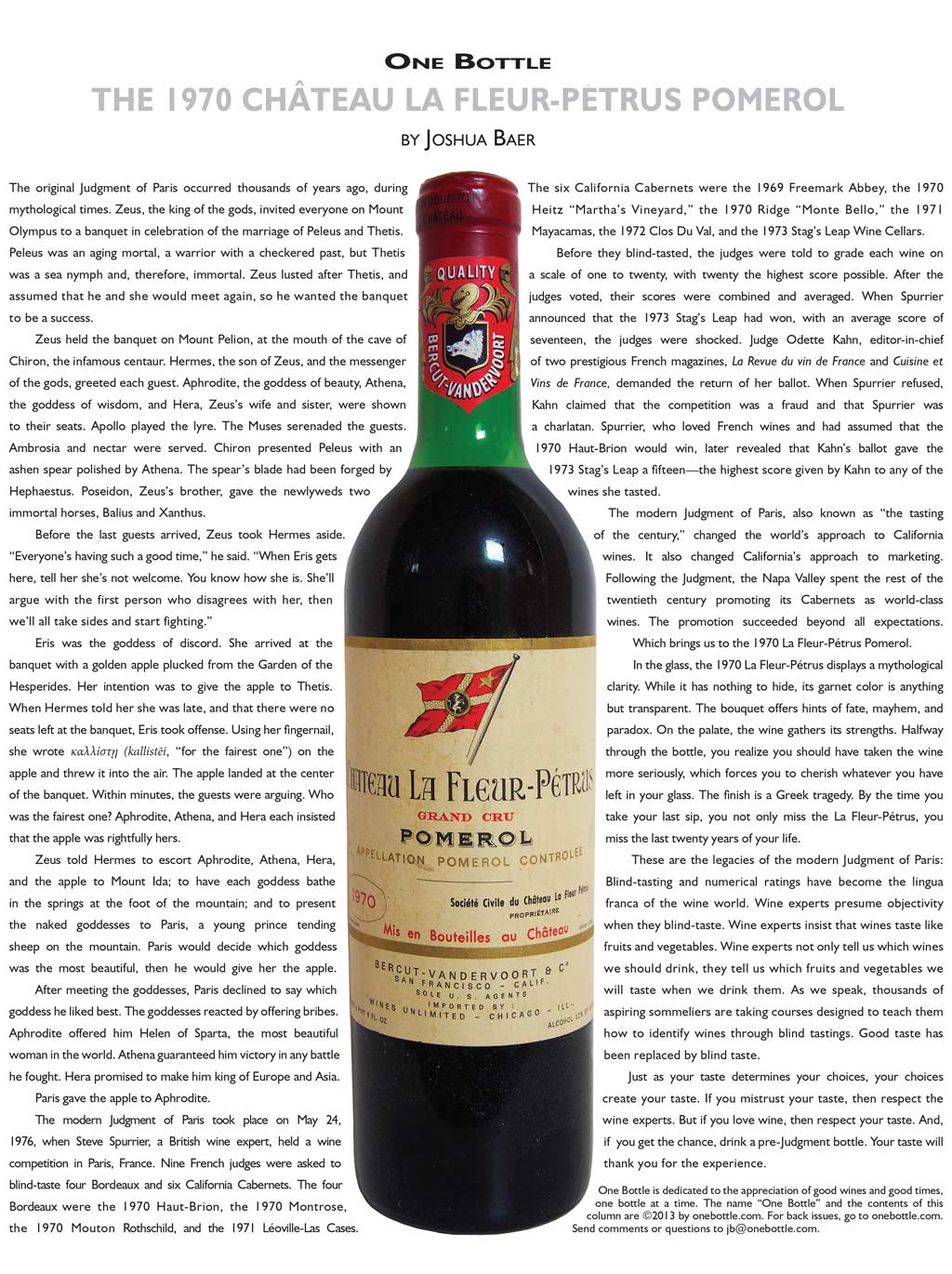 1970 Château La Fleur-Pétrus Pomerol