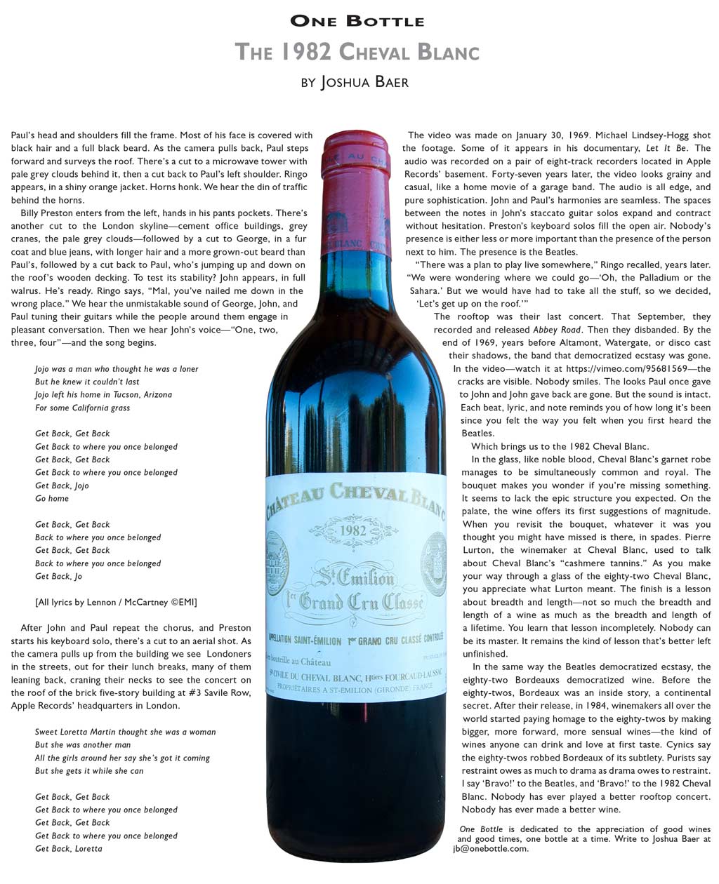 1982 Cheval Blanc